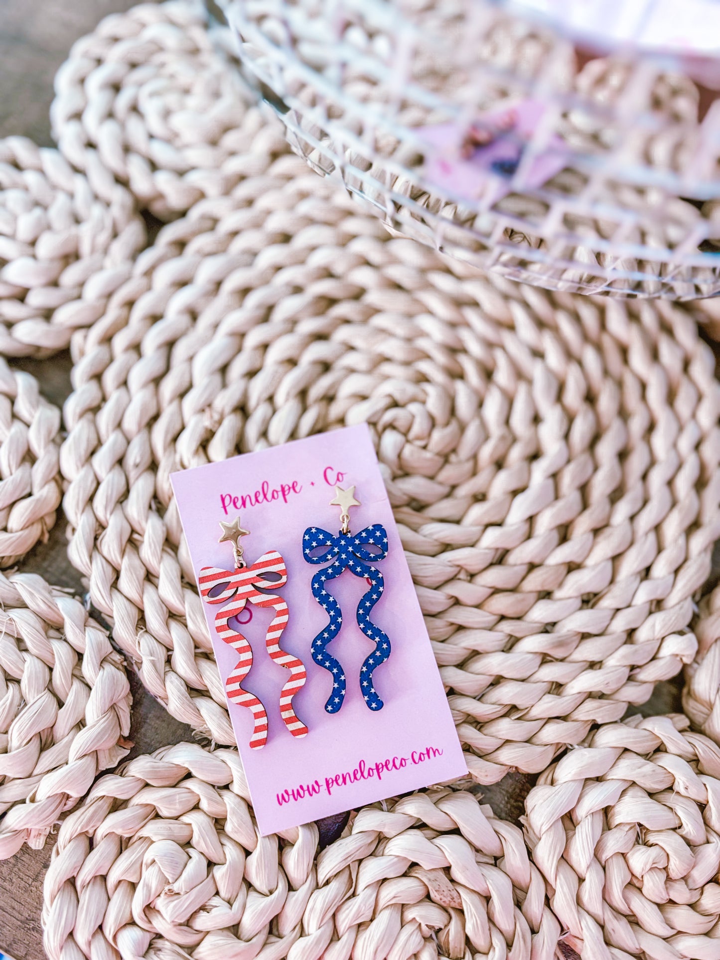 Stars + stripes Bows