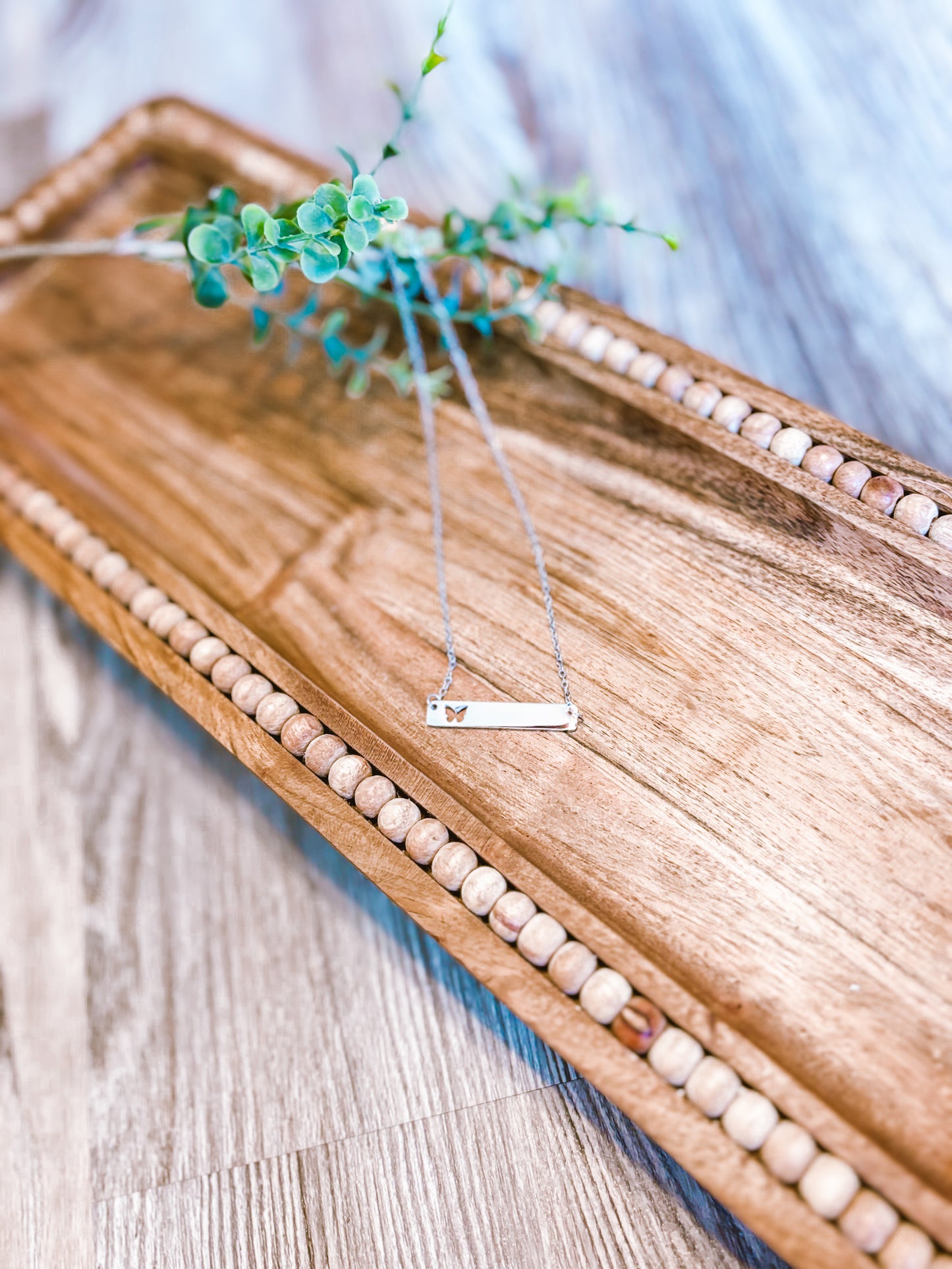 Butterfly Bar Necklace