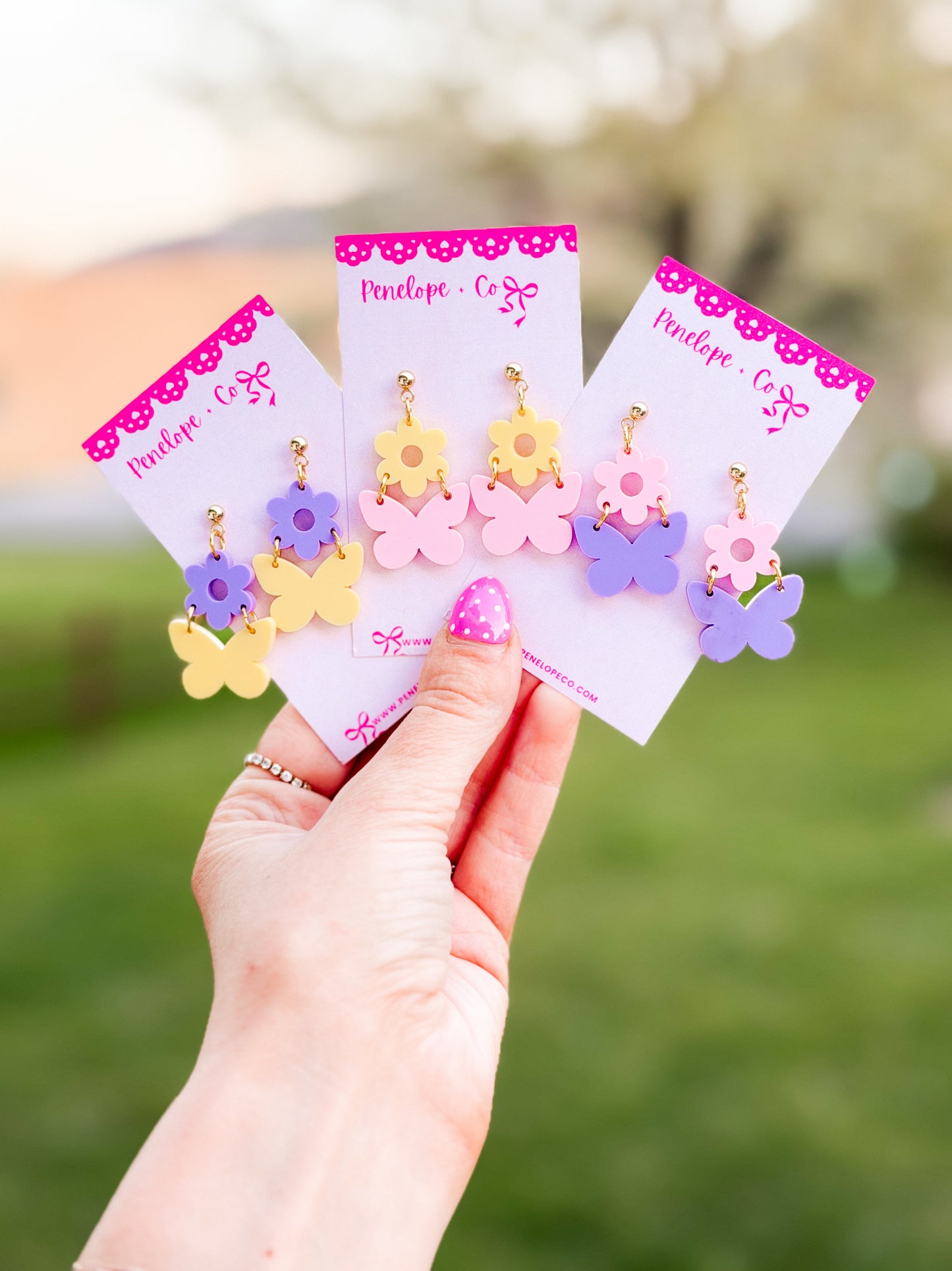 Butterfly dangles