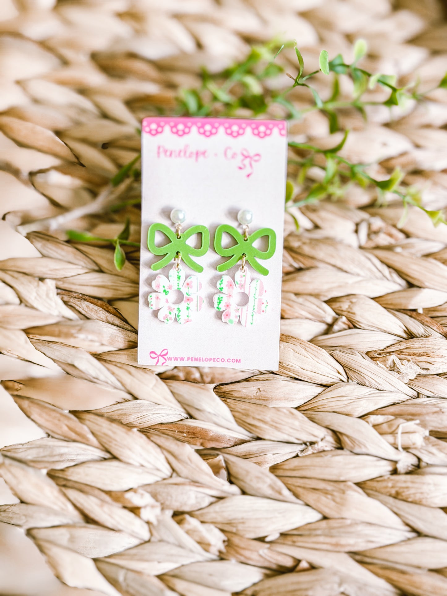 Bow floral flowers