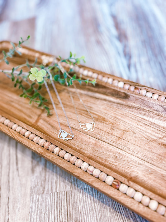 Cheer megaphone necklace