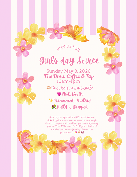 Ticket for our girls day soirée!✨🎀💐