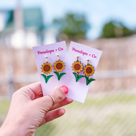 Sunflower dangles
