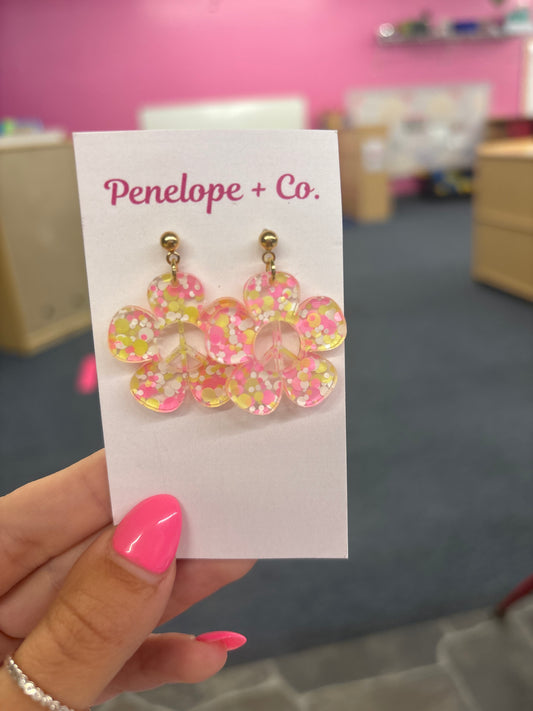 Peace Daisy earrings