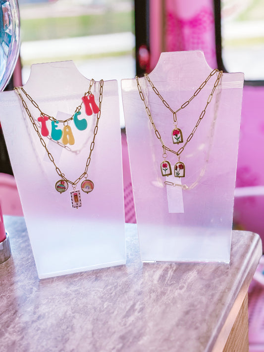 Teach necklace