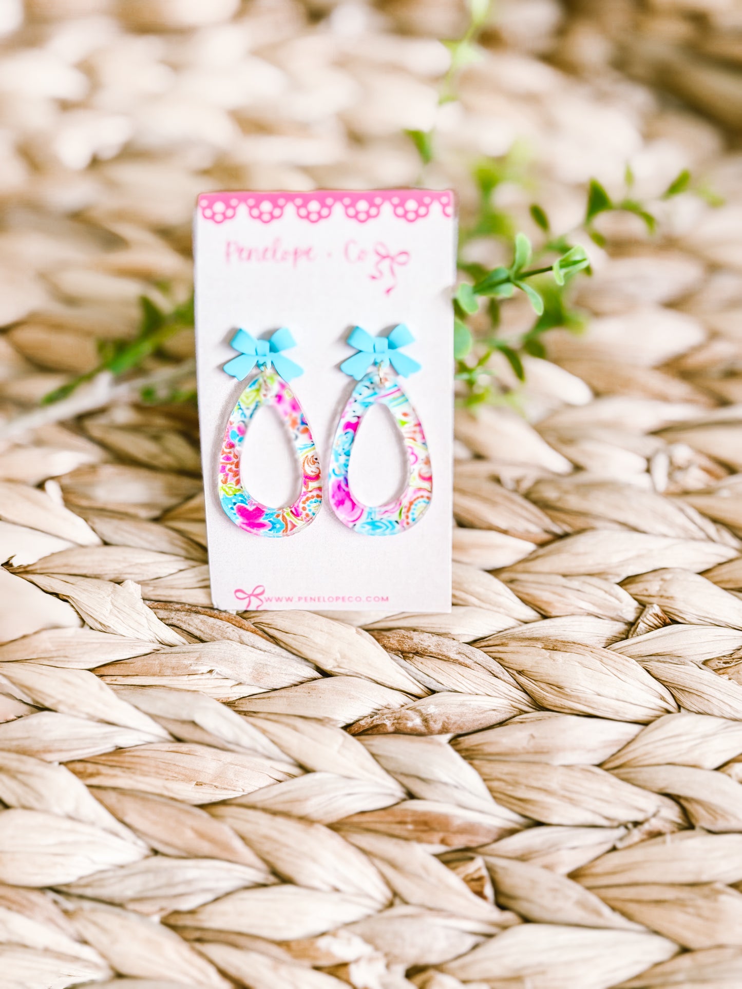 Preppy Floral Earrings