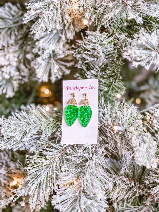 Green Christmas lights