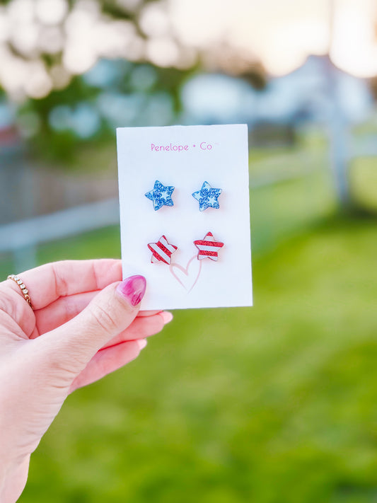 Stars + stripes Stud pack
