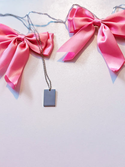 Rectangle necklace