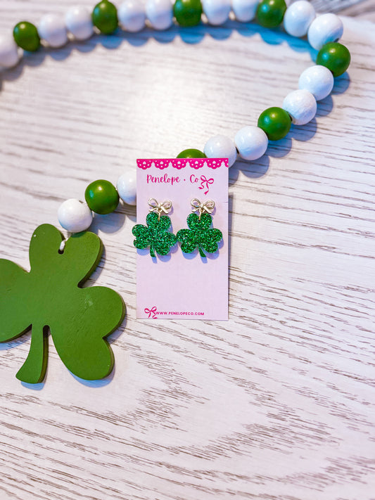 Glittery Shamrock