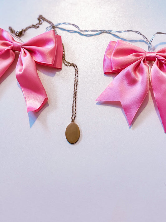 Rose gold (birth flower) of necklace