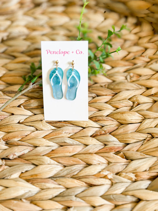 Beach Flip Flop Earrings